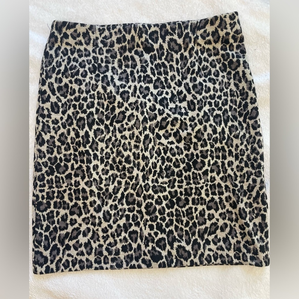 Dynamite leopard mini skirt